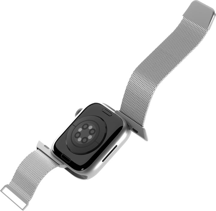 Produktbild Puro Milanese Magnetic Band - Pasek ze stali nierdzewnej do Apple Watch 38/40/41 mm (srebrny) (38 mm, 40 mm, 41 mm, Stainless Steel)