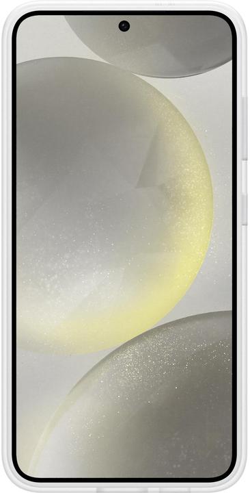 Actual product image Samsung Cover Keith Haring illustration heart and edge silicone white (Samsung Galaxy S24+)