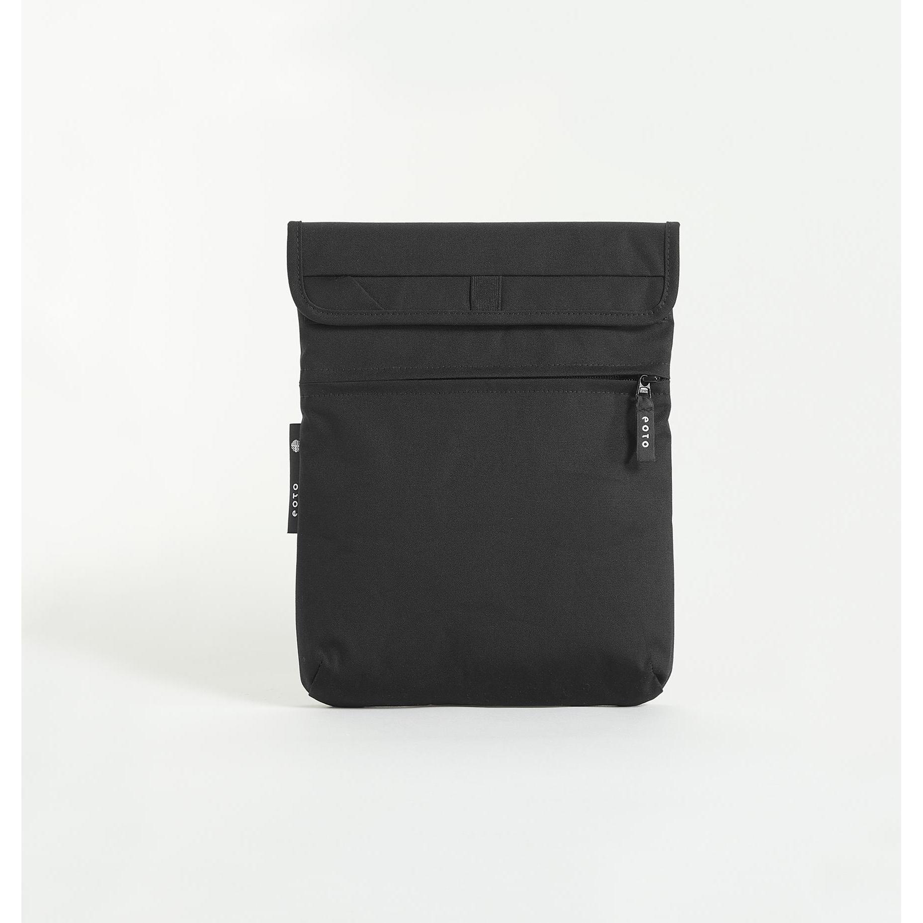 Thumbnail - Eoto Tablet- und Laptop-Tasche ROAM:OFFICE M, bis 12", nachhaltig (12"), Notebooktasche, Schwarz