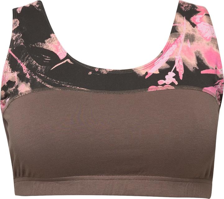 Produktbild Ulla Popken Bustier, Blätter, Rundhals (42 A, 44 A)