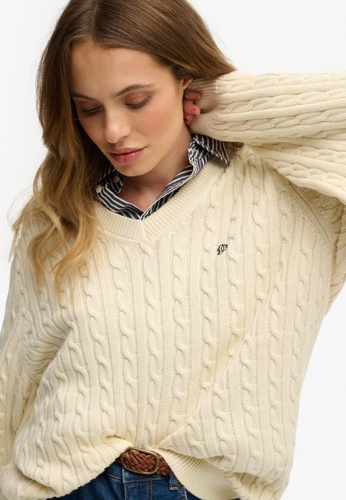Produktbild Superdry Oversized Damen-Crewneck-Pullover (XS)