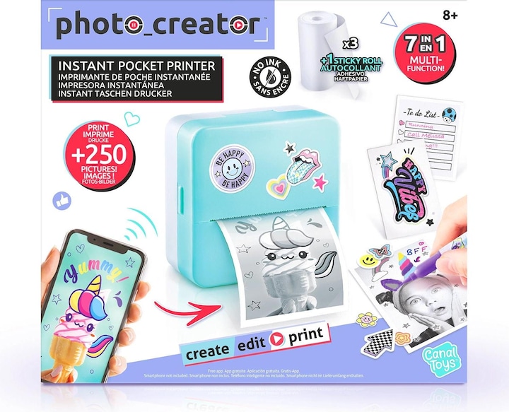 Actual product image Canal Toys Instant Pocket Printer (USB-C)