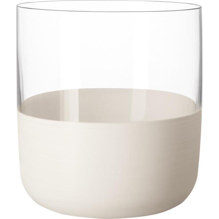 Villeroy & Boch Schnapsglas, Set 4tlg Manufacture Rock blanc, Cocktailgläser, Weiss, Transparent