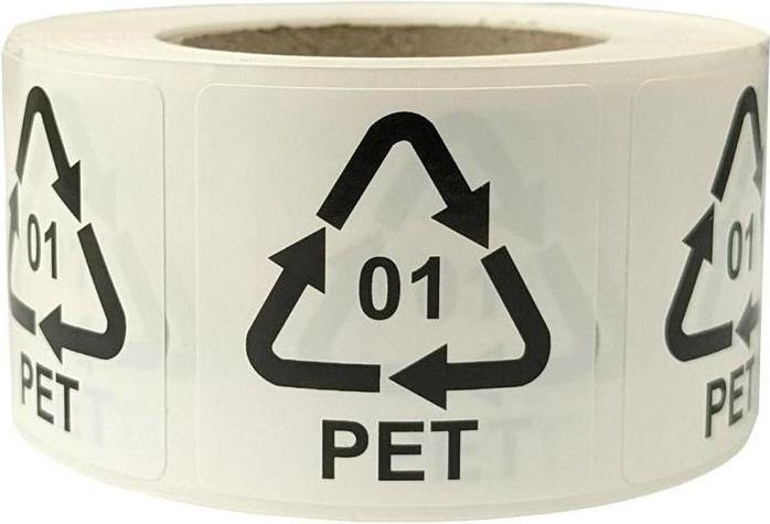 Produktbild Transpak Etiketten f.Italien Masse 35x35mm Haftfolie weiss selbstklebend Aufdruck 01 PET