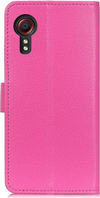 Actual product image MU Classic Litchi Leather Bookcover Series (Samsung Galaxy XCover7 Pro)