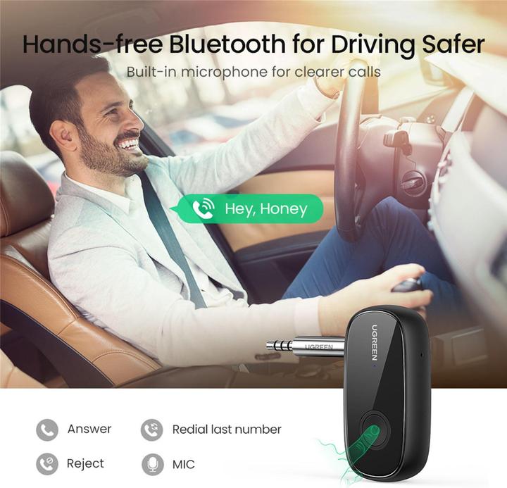 Produktbild Ugreen Bluetooth 5.0 Aux Car Adapter (Empfänger)