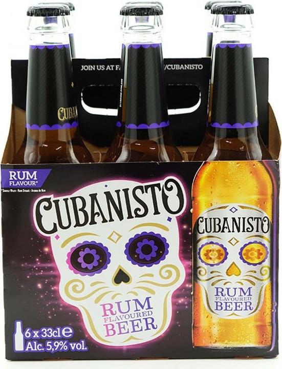 Actual product image Cubanisto Rum Beer (24 x 33 cl)