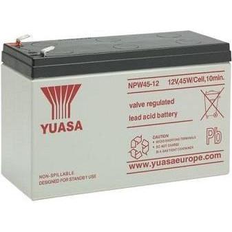 Panasonic Batteria YUASA NPW45-12 (12V 45W/čl. 9Ah faston F2) (9000 mAh), Batterie + pile