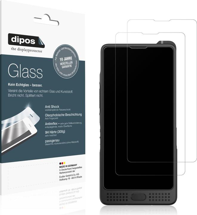 Actual product image Dipos Anti-Shock Screen Protector Matte (1 Piece, Sonim XP10)