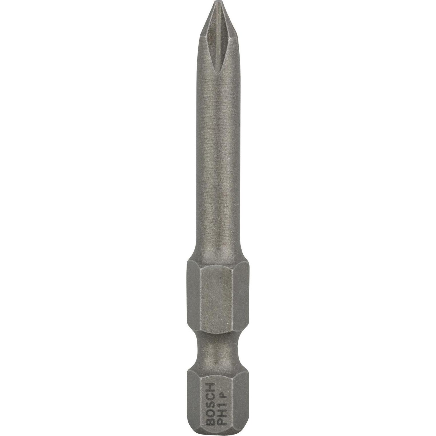 Bosch Professional Zubehör, Bits, Schrauberbit Extra-Hart PH 1, 49 mm, 3er-Pack (Kreuz Phillips PH M1)