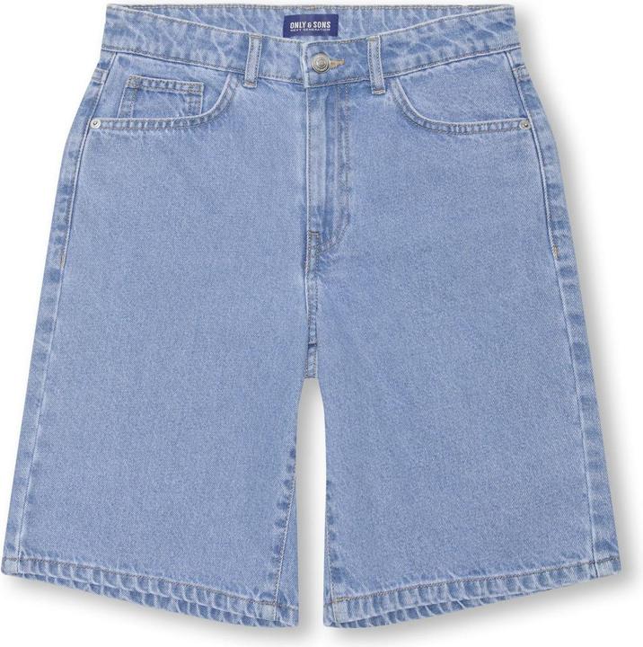 Produktbild Only & Sons Junior OSJFADE Mittlere Taille Locker geschnitten Shorts Jeans-Shorts (128)