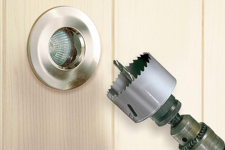 Actual product image wolfcraft 1 hole saw set BiM ø35,43,68mm (35 mm, 43 mm, 68 mm)