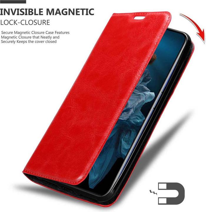 Actual product image Cadorabo Book Invisible Magnet Cover (TCL 20S, Huawei Nova 5T, K20)