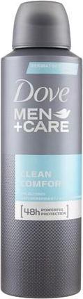 Actual product image Dove Men + Care Clean Comfort Anti-Transpirant Deodorant Spray 200 ml (Spray, 200 ml)