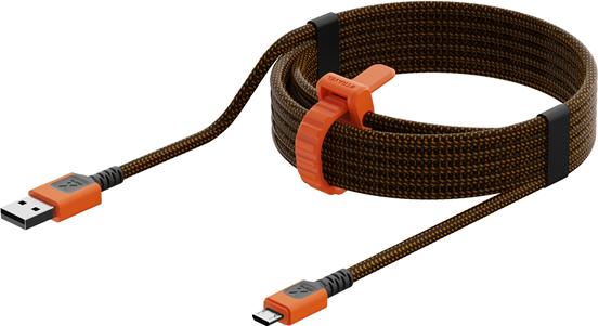 Actual product image Xtorm USB-A -> microUSB 1.5m Xtreme cable orange black (1.50 m)