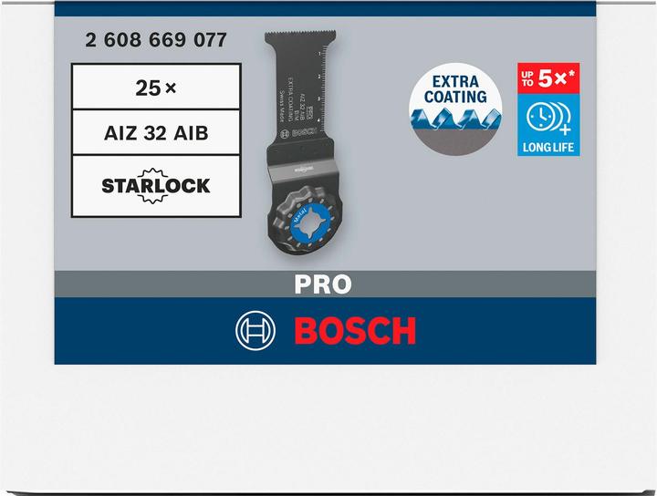 Produktbild Bosch Professional Zubehör PRO AIZ 32 AIB Blatt für Multifunktionswerkzeuge, 32 x 50 mm