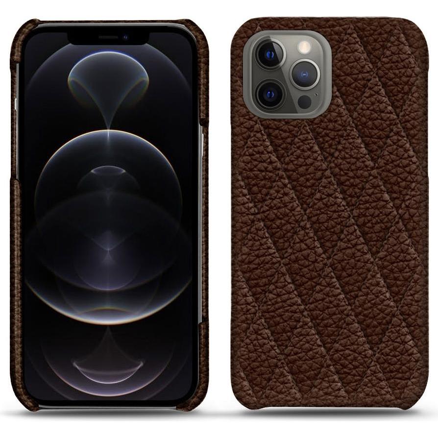 Thumbnail - Noreve Lederschutzhülle (Apple iPhone 12 Pro Max), Smartphone Hülle, Braun