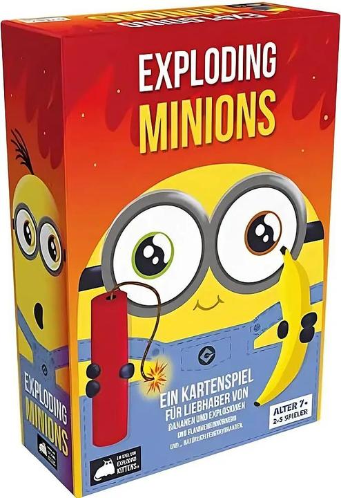 Immagine prodotto Asmodée EXKD0009 - Exploding Minions - gioco di carte, per 2-5 giocatori, da 7 anni (edizione DE) (Tedesco, 2 - 5 Giocatori)