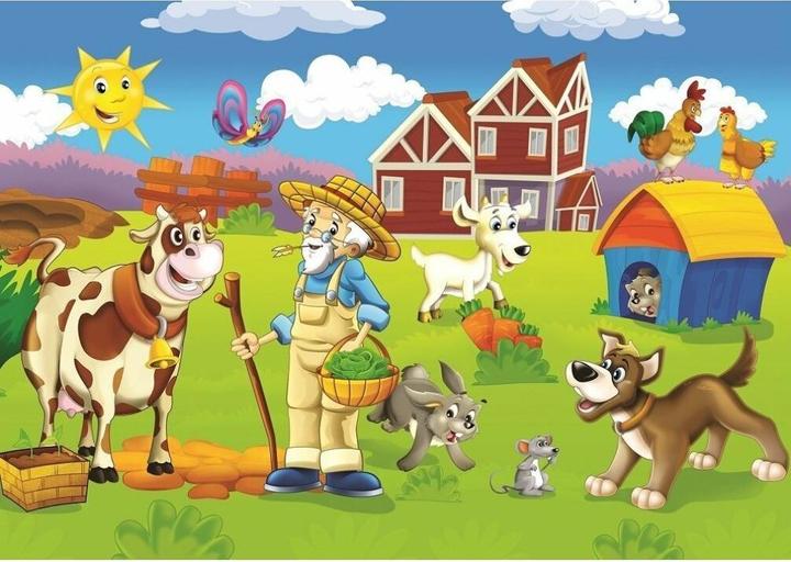 Image du produit Heidi Cheese Line HeiDi Art Puzzle 24+35 pcs. XL 5567 Happy Farm (59 pièces)