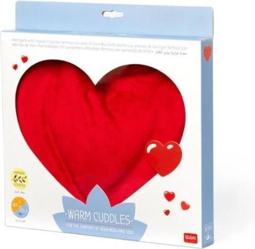Immagine prodotto Legami Cuscino termico con cuore di semi di lino - Coccole calde