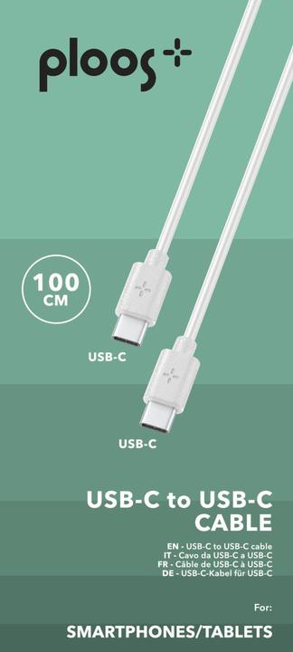 Actual product image Ploos USB-C – USB-C (1 m)