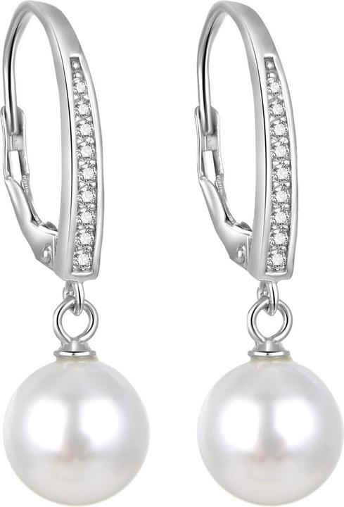 Immagine prodotto Beneto Bellissimi orecchini in argento con perle vere AGUC862PL