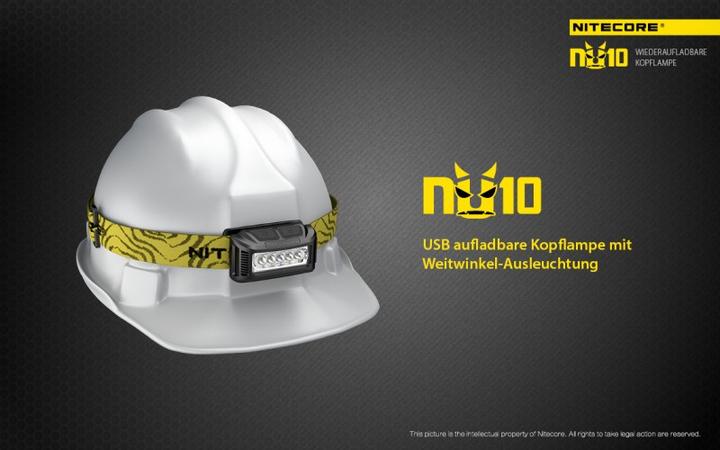 Produktbild Nitecore Scheinwerfer Nu-Serie 160 Lumen (13 cm, 160 lm)