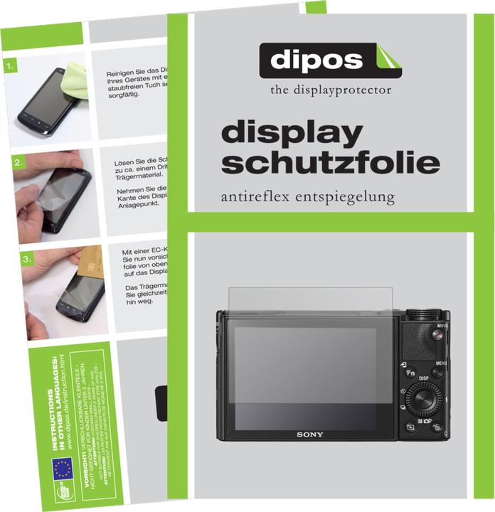 Produktbild Dipos Displayschutzfolie Antireflex (Displayschutz, Sony DSC-RX100 V)