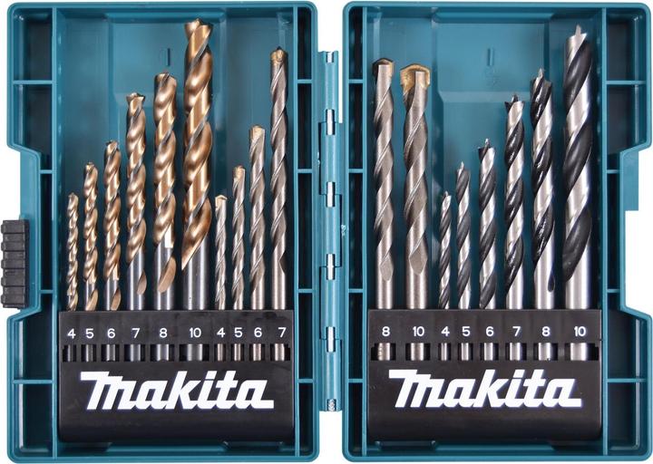 Makita Drill bit set (Ø 8.0 mm, 6.0 mm, 10.0 mm, 4.00 mm, 5.0 mm, 7.0 mm)