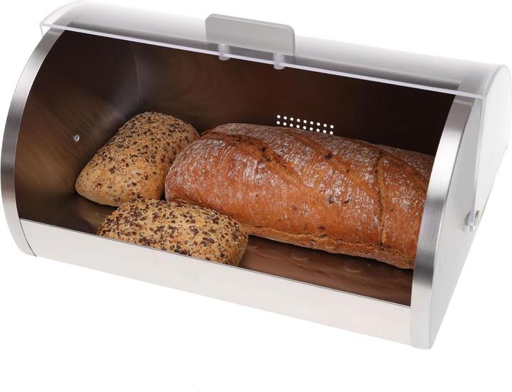 Actual product image Kinghoff Stainless steel bread bin with lid
