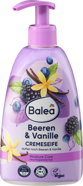 Produktbild dm Balea Flüssigseife Cremeseife Beeren & Vanille (Flüssigseife, 500 ml)