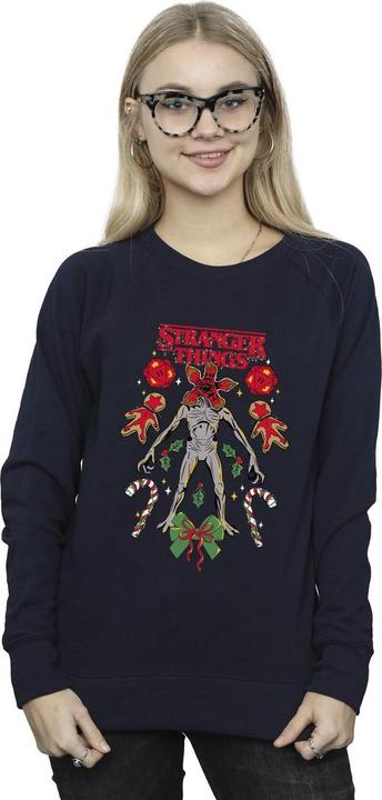 Immagine prodotto Netflix Stranger Things Christmas Demogorgon Felpa Donna (L)