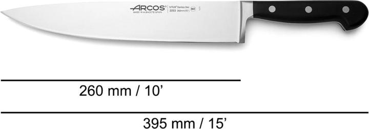 Immagine prodotto Arcos Opera Chef's Knife lama forgiata 260mm (26 cm)