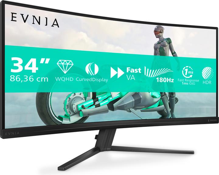 Actual product image Philips Evnia 34M2C3500L (3440 x 1440 pixels, 34")