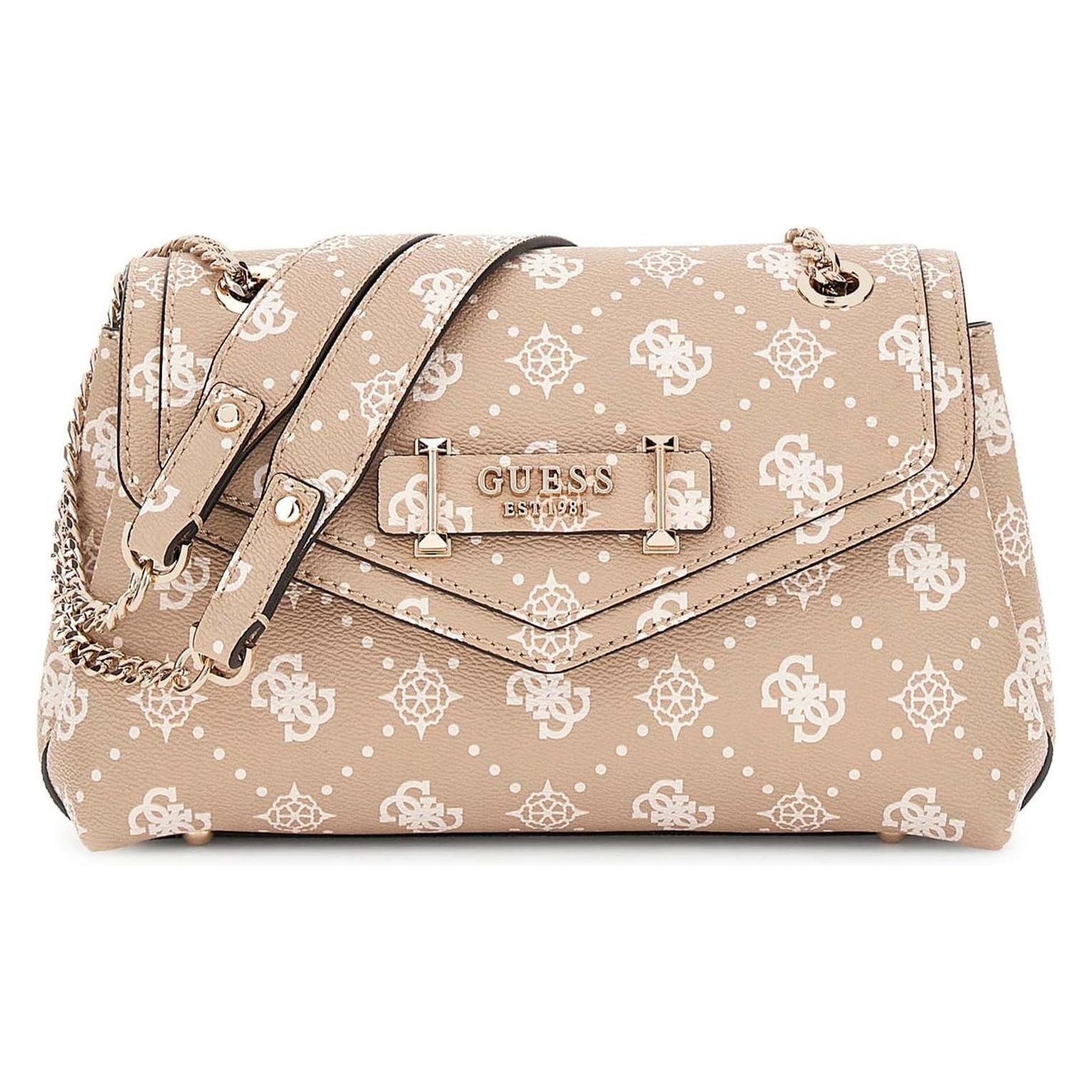 Guess, Damen, Handtasche, Silia Convertible Xbody Flap Bag, Braun