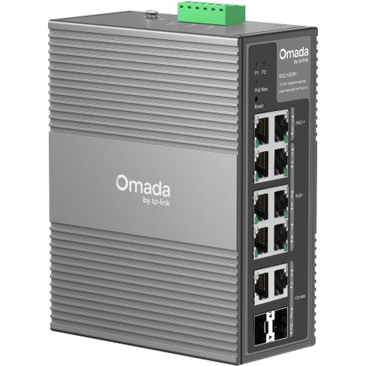 TP-Link 10-PORT 1G INDUSTRIAL L2 SWITCH (10 porte), Switch di rete, Grigio