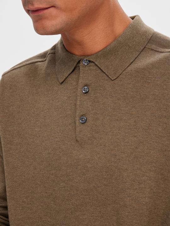 Produktbild Selected Langärmeliger Strick Polo shirt (M)