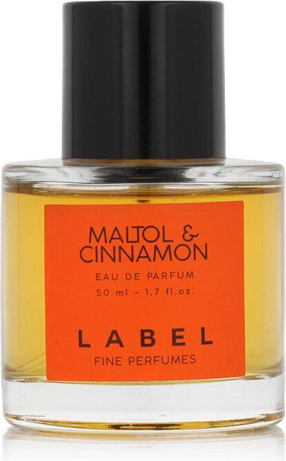 Actual product image Label Maltol & Cinnamon EdP Eau de Parfum 50ml (Eau de parfum, 50 ml)