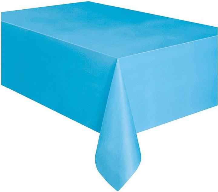 Actual product image Unique Table cloth Lightblue plastic (270 x 135 cm)