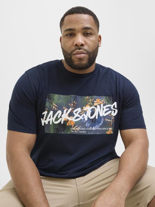 Jack & Jones Jjhawaii Shape Tee Ss Crew Neck 5p Pls (3XL)