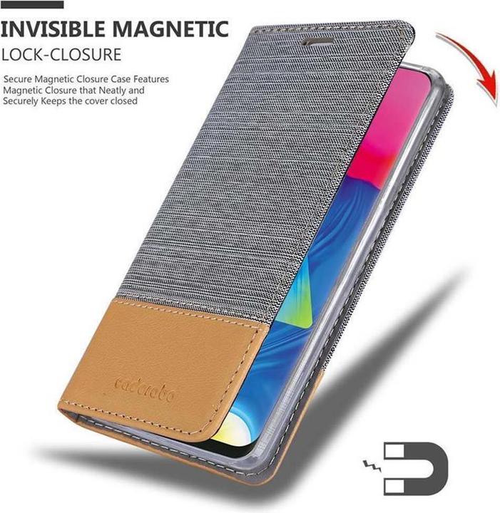 Actual product image Cadorabo Book Jeans Optics Cover (HTC One M10, Samsung Galaxy A10)