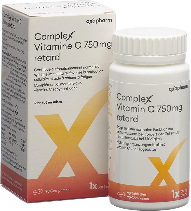 Produktbild Complex Vitamin C (90 Stück, Kapseln, 158 g)
