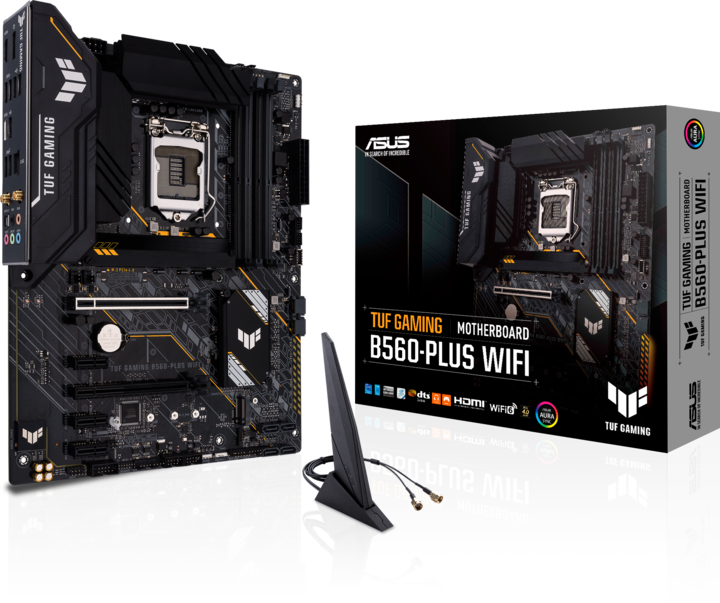 Produktbild ASUS TUF Gaming B560-Plus Wifi (LGA 1200, Intel B560, ATX)