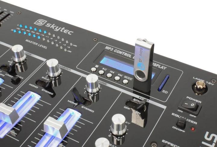 Produktbild Skytec DJ-Mixer STM-3007 (Line-Mischer)