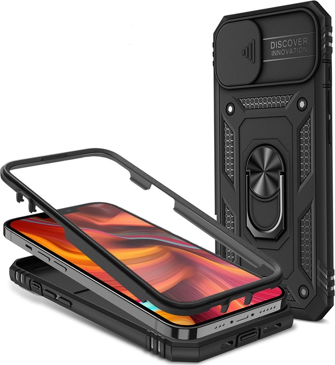 Immagine prodotto Nalia Copertura antiurto dell'anello in stile militare (Apple iPhone 13 mini)
