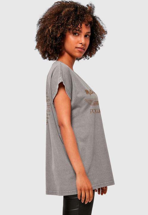 Produktbild Merchcode Ladies Powerslave - Winged Acid Washed T-Shirt - 190093 (S)