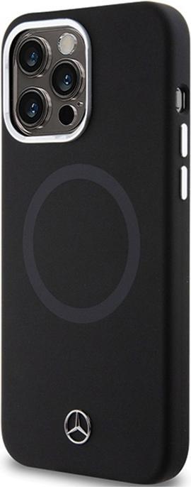 Actual product image Mercedes MEHMP15L23SCMK iPhone 15 Pro 6.1" czarny/black hardcase Silicone Bicolour MagSafe (Apple iPhone 15 Pro)