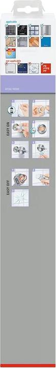 Actual product image tesa MOON GREY Towel rail two-arm incl. adhesive solution without drilling