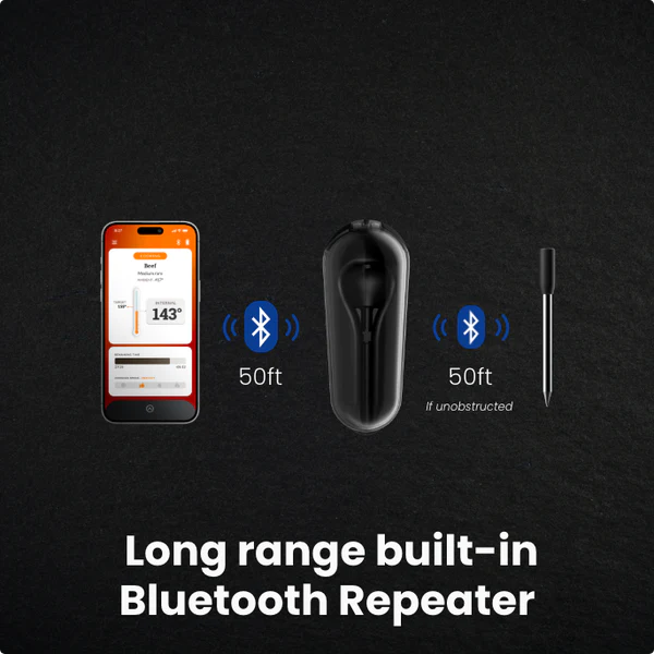 Image du produit Mastrad Meat it plus 2.0 Thermomètre à barbecue Bluetooth