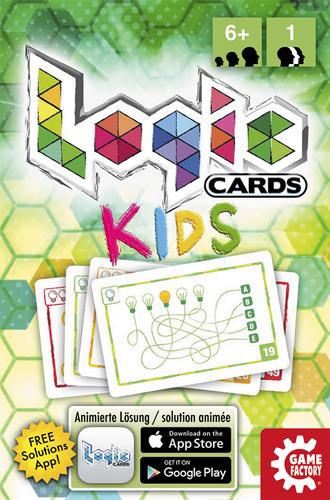 Actual product image Game Factory Logic Cards: Kids (German, English, French, Italian)